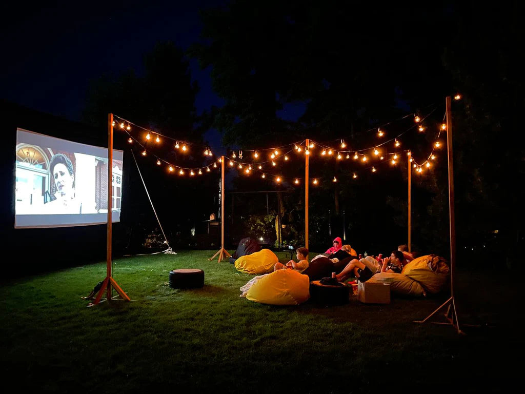 Outdoor movie night